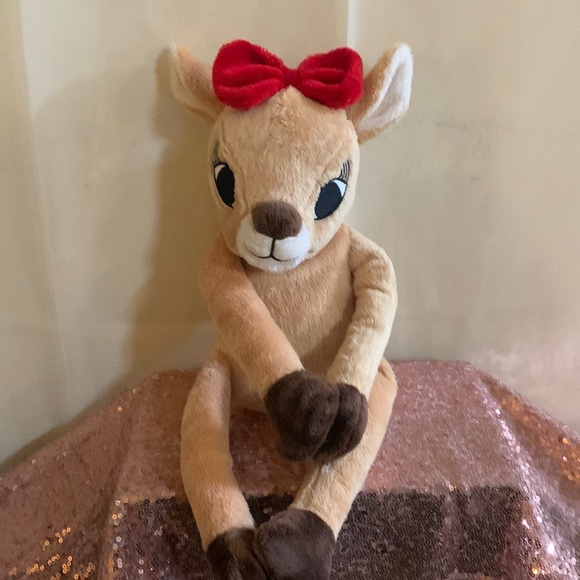 Rudolph The Red Nosed Reindeer Soft Plush Toy, Clarice - Velcro Hands and Paws - Picture 6 of 11
